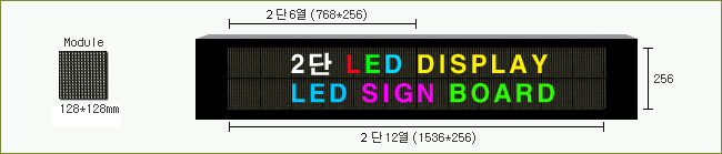 SMD 128mm (128×128) 2단, 갈바CASE 필수